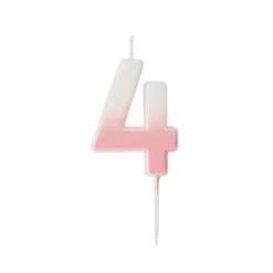 Clearance Pink Ombre Number Cake Candle (0-9) Cake Candles|Birthday Party