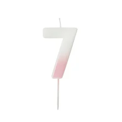 Clearance Pink Ombre Number Cake Candle (0-9) Cake Candles|Birthday Party
