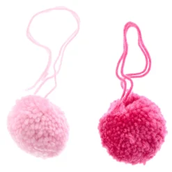 Discount Pink Pom Pom Ribbon Trim - Pack of 3 Kids Gift Wrap For Kids|Gift Wrap For Her