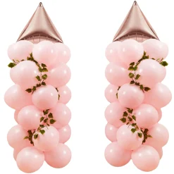 Online Pink Princess Party Tableware & decorations Bundle - 8 Guests Tableware|Birthday Party