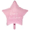 Card Factory Pink Star Happy Birthday 19-Inch Foil Helium Balloon