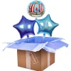 Kids Card Factory Pirates 5th Birthday Balloon Bouquet - DELIVERED INFLATED!
