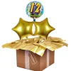 Kids Card Factory Pop Art 12 Today Birthday Balloon Bouquet - DELIVERED INFLATED!