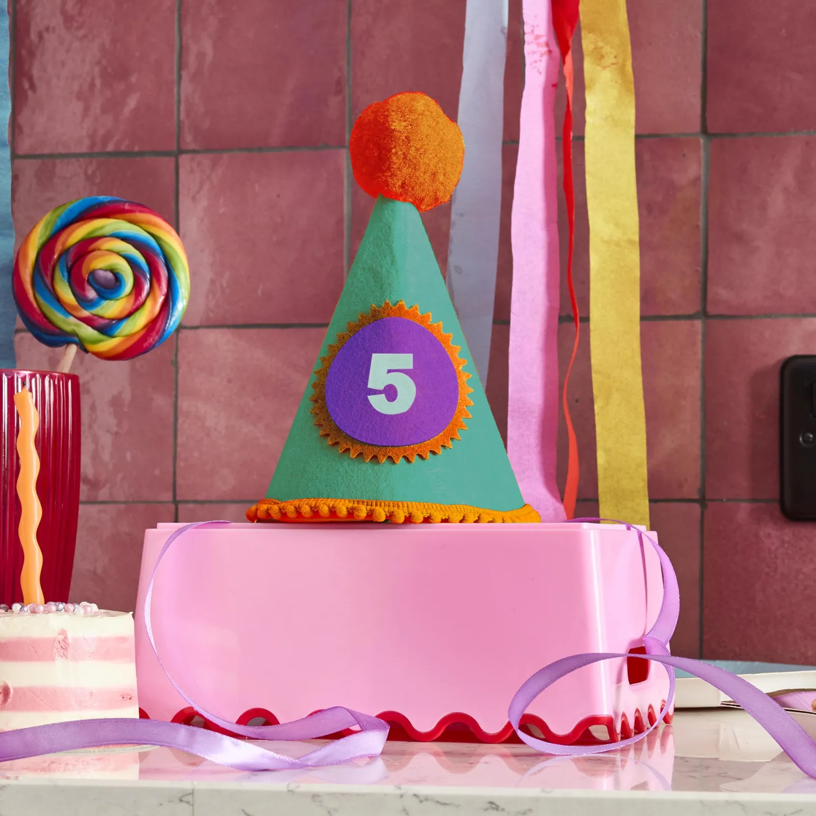 Best Premium Brights Customisable Felt Party Hat Tableware|Bags & Favours