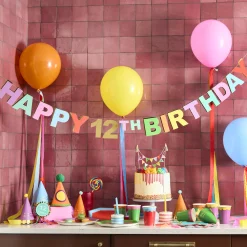 Clearance Premium Brights Happy Birthday Customisable Card Banner Banners & Bunting|Birthday Party