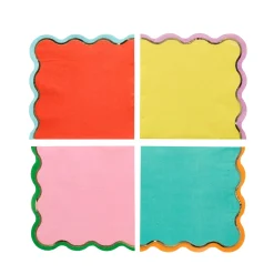 Card Factory Premium Brights Paper Napkins - Pack of 16