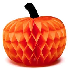 Card Factory Pumpkin Honeycomb Decorations - Pack of 3