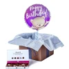 Discount Purple Hugs Happy Birthday Balloon & Lindt Chocolates Kids Birthday Party|Balloons For Kids