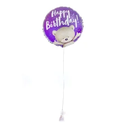 Discount Purple Hugs Happy Birthday Balloon & Lindt Chocolates Kids Birthday Party|Balloons For Kids