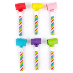 New Rainbow Paper Party Blowouts - Pack of 6 Bags & Favours|Engagement Party