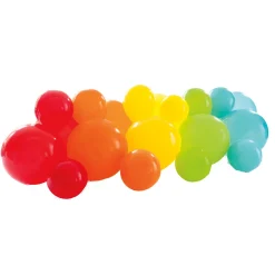 Sale Rainbow Party Accessories Kit Tableware|Banners & Bunting