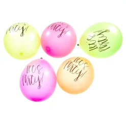 Card Factory Rainbow Party Tableware & Decorations Bundle - 8 Guests