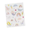 Card Factory Rainbow Sticker Sheets - Pack of 2