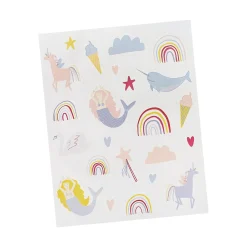 Card Factory Rainbow Sticker Sheets - Pack of 2