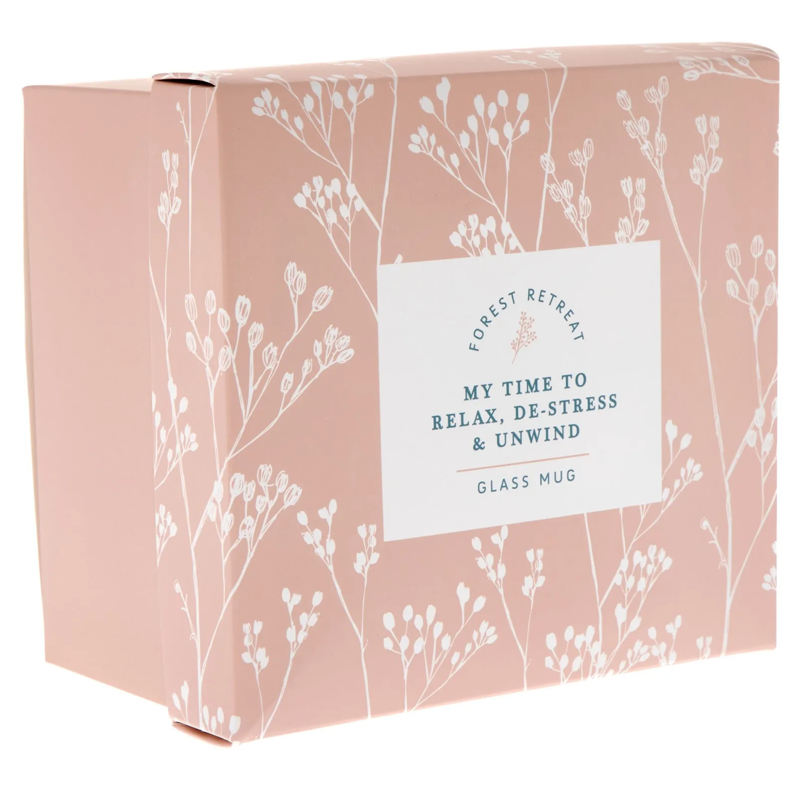 Card Factory Relax, De-stress & Unwind Glass Mug In A Box