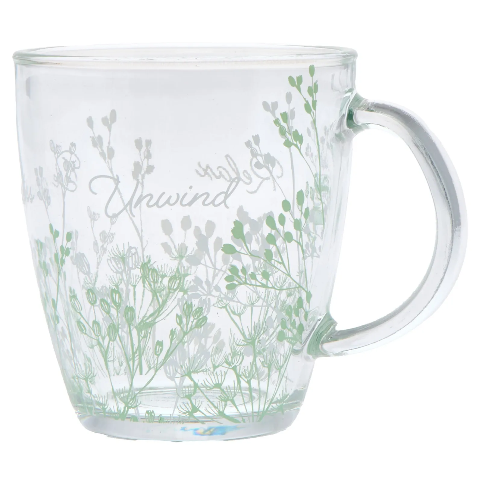 Card Factory Relax, De-stress & Unwind Glass Mug In A Box
