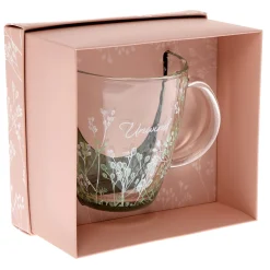 Card Factory Relax, De-stress & Unwind Glass Mug In A Box