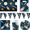 Best Rocket Space Party Tableware & Decorations Bundle - 16 Guests Tableware|Birthday Party