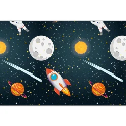 Best Rocket Space Party Tableware & Decorations Bundle - 16 Guests Tableware|Birthday Party