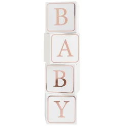Outlet Rose Gold Baby Jumbo Blocks Gender Reveal Party|Baby Shower Party
