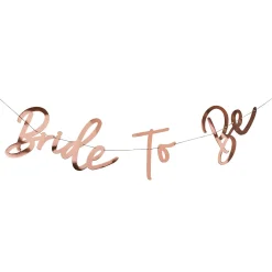 Sale Rose Gold Bride To Be Card Banner Banners & Bunting|Hen Party