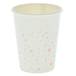 Card Factory Rose Gold Confetti Party Cups - Pack of 8