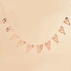 Clearance Rose Gold Heart Garland Banners & Bunting|Hen Party