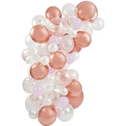 Kids Card Factory Rose Gold Latex Balloon Arch Kit