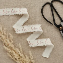 Outlet Rose Gold Love Ribbon 5m Invitations|Wedding Party