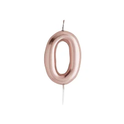 Card Factory Rose Gold Number Cake Candle (0-9)