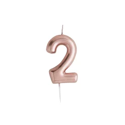 Card Factory Rose Gold Number Cake Candle (0-9)