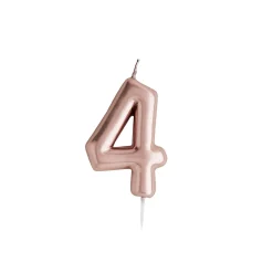 Card Factory Rose Gold Number Cake Candle (0-9)