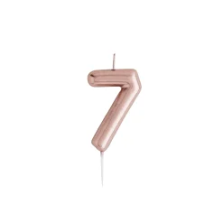 Card Factory Rose Gold Number Cake Candle (0-9)