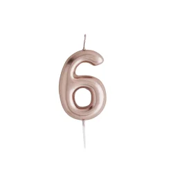 Card Factory Rose Gold Number Cake Candle (0-9)