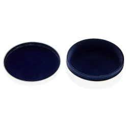 Card Factory Round Silver Plated Trinket Box