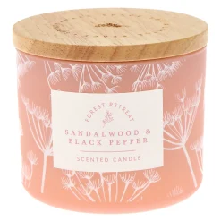 Clearance Sandalwood & Black Pepper Scented Candle Scented Candles|Birthday Gifts