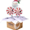 Kids Card Factory Santa & Candy Cane Balloon Bouquet - DELIVERED INFLATED!
