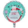 Kids Card Factory Santa Merry Christmas Write-On 18-Inch Foil Helium Balloon (With Pen)