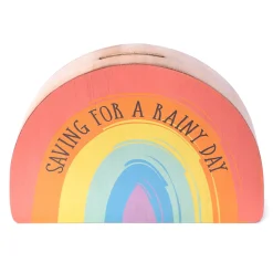 Kids Card Factory Saving For A Rainy Day Rainbow Money Box