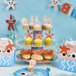 Card Factory Sea Friends Food Picks - Pack of 12