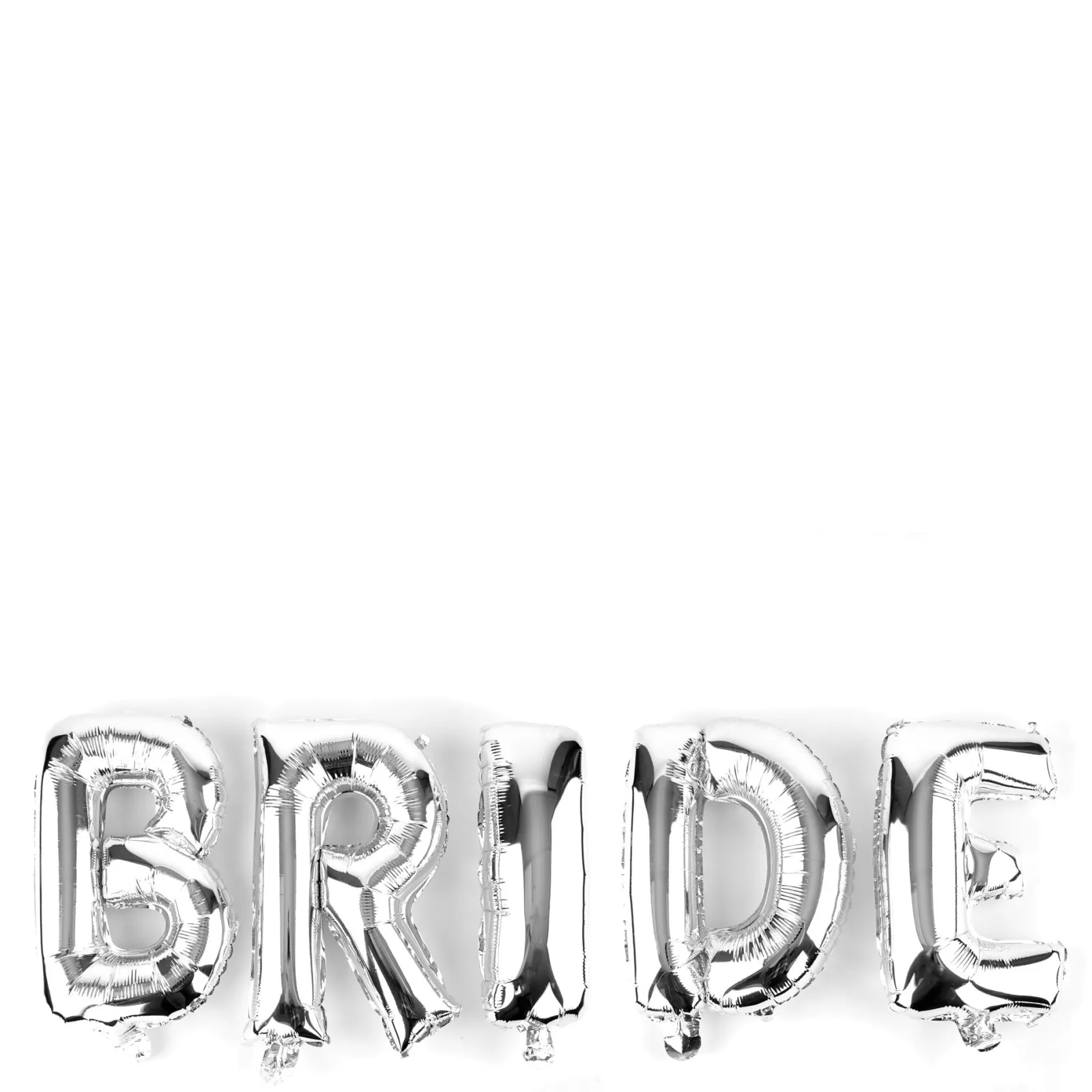 Card Factory Silver Bride Balloon Banner Kit