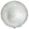 Clearance Silver Circle 18-Inch Foil Helium Balloon Wedding Party|Engagement Party