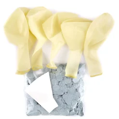 Silver Confetti Balloons - Pack Of 6 Hen Party|Engagement Party