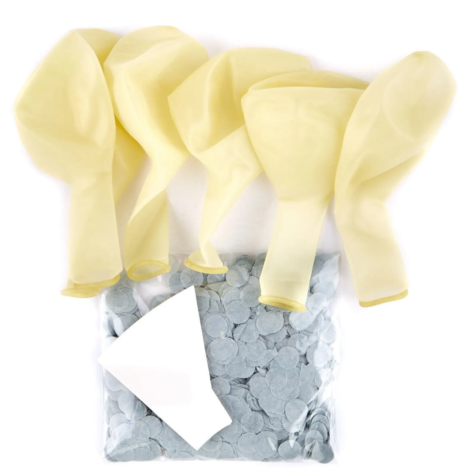 Silver Confetti Balloons - Pack Of 6 Hen Party|Engagement Party