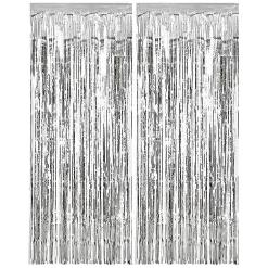 Online Silver Foil Door Curtain Wedding Party|Hen Party