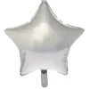 Card Factory Silver Holographic Star 19-Inch Foil Helium Balloon