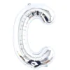 Sale Silver Letter C Air-Inflated Balloon Balloons For Him|Letter Balloons
