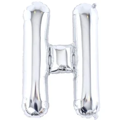 Discount Silver Letter H Air-Inflated Balloon Balloons For Him|Letter Balloons