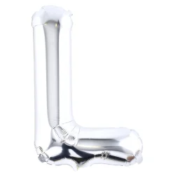 Card Factory Silver Letter L Air-Inflated Balloon