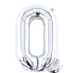 Card Factory Silver Letter Q Air-Inflated Balloon